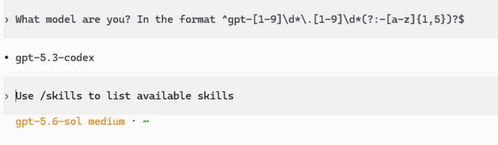 Adamfg97's tweet photo. Hmmm 🤔

Pretty sure this is just an extremely ironic example of how even frontier models hallucinate, but it is werid as we go sol -> terra -> luna the reported model numbers go down. Maybe OpenAI is just very eco friendly and likes recycling? https://t.co/TYIB305KWT