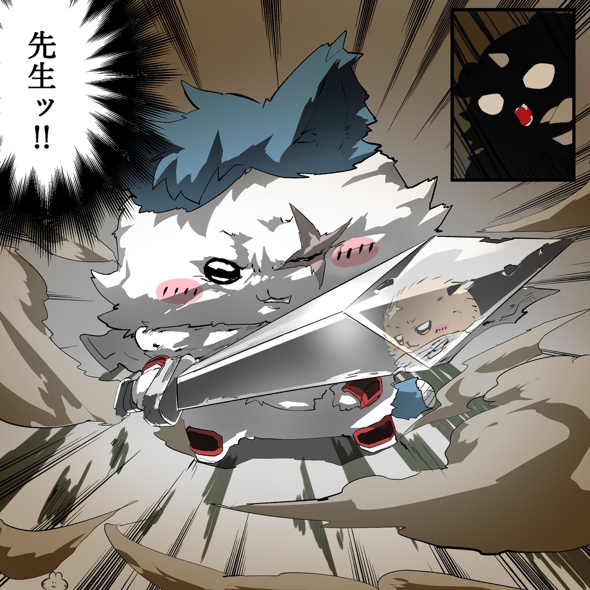 こむこむファンアート tweet media