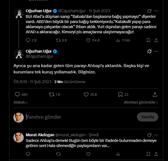 murat_akdogan's tweet photo. @OguzhanUgur Maalesef dürüst değilsin...  Dürüst olmayı hiç başaramadın Oğuzhan... https://t.co/dGiq2JAiqh