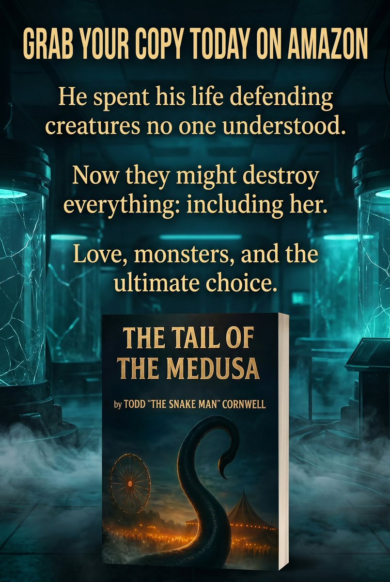 toddthesnakeman's tweet photo. With 4 books in 4 genres there should be something for everyone! Jk I just want to thank everyone for their support over this last year! But as a reminder I can sell copies direct (signed) or they’re available on Amazon #author #reader #book #BeAwareTimeIsOver #Amazon https://t.co/I2lTbwX2hw