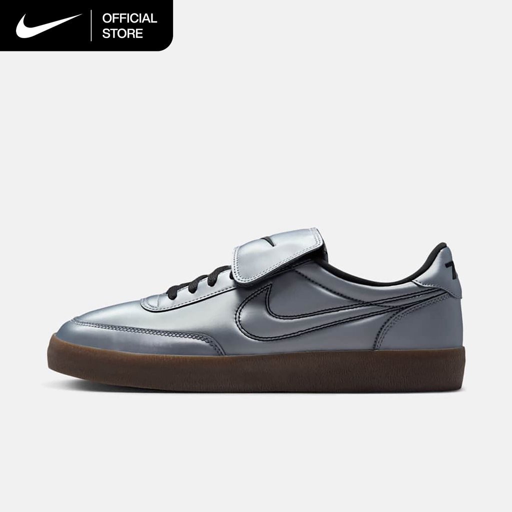 StevanAlvied's tweet photo. Nike Killshot Metallic Cool Grey hadir dengan sentuhan retro yang dipadukan nuansa modern. Upper abu-abu metalik, gum sole klasik, dan detail fold-over tongue bikin tampil beda tanpa berlebihan.

Clean. Timeless. Effortlessly stylish. 👟✨
#Nike #NikeKillshot #Sneakers https://t.co/hvdQ6rZidW