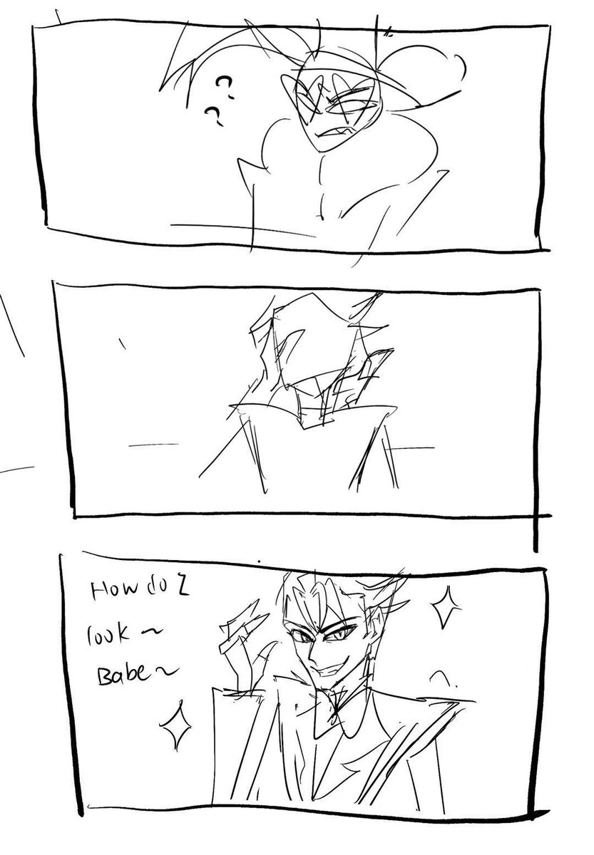 xiaotian753849's tweet photo. 吵架一则之丈夫总有办法能哄好妻子📺😽🦋
#voxval #staticmoth #HazbinHotel https://t.co/C3UazFFKUW