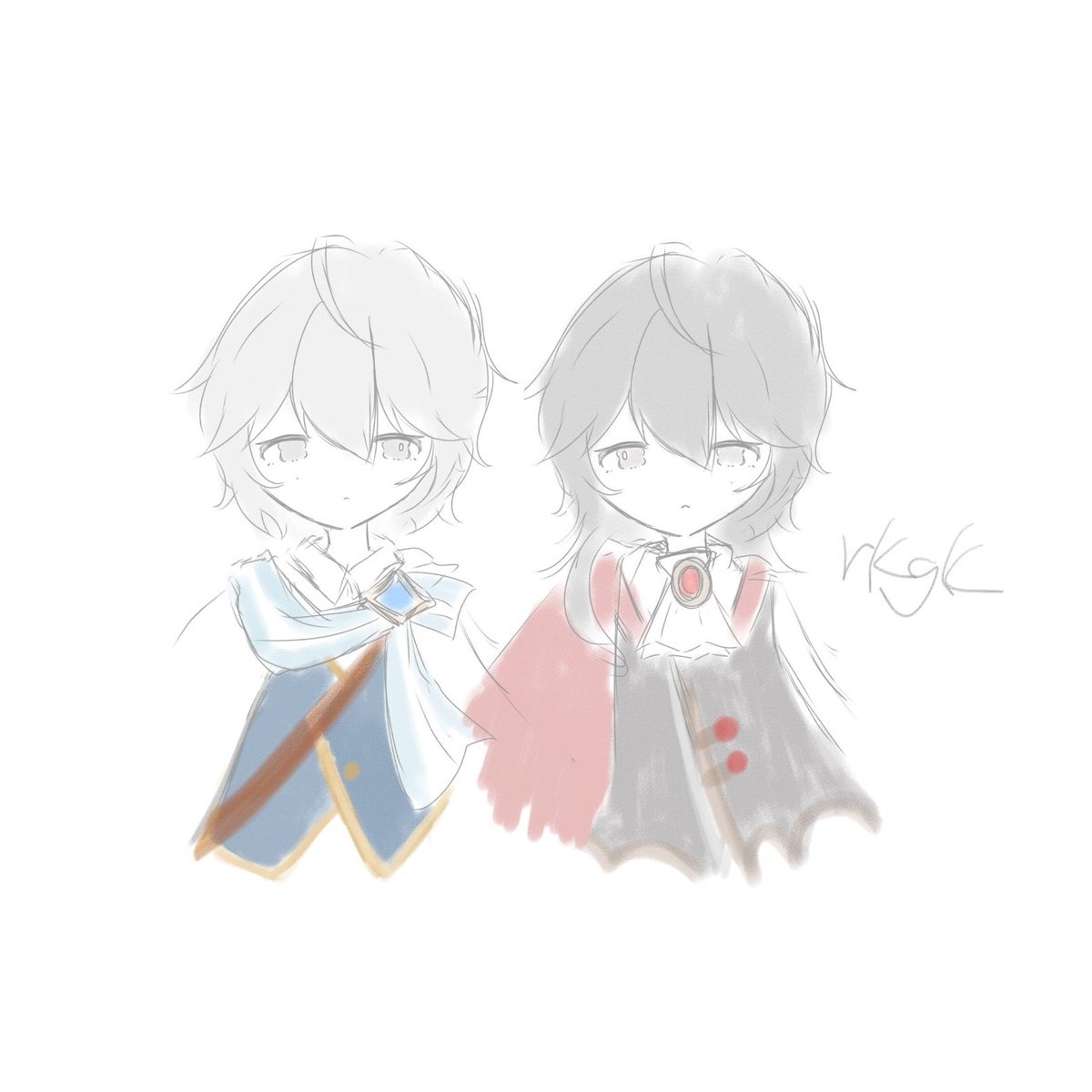 lapp_zzzz's tweet photo. 可愛いちびキャラの衣装を着た推しが見たいけど
ちびキャラがいないから描いた絵 (再掲)
赤ちゃん衣装も可愛かったからいつか描きたいﾅ https://t.co/c9dfbo4MFO