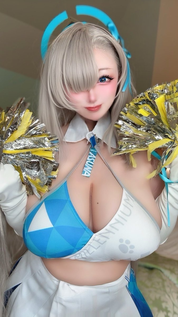 elle_piyo's tweet photo. チアガールアスナ🩵⭐️ https://t.co/vLONbJo7Zc