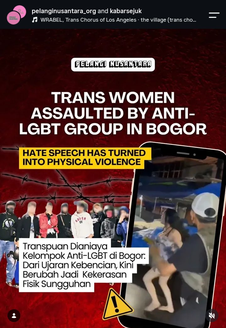 blueescnry's tweet photo. Guys tolong bantu up ini. Transpuan di Bogor mendapatkan kekerasan dari sekelompok orang dengan akun bernama "bogorbersihlgbt". Kalau ini lewat tolong bantu report akunnya. 

https://t.co/8n7qO1CX4O

Stay safe teman-teman queer semua https://t.co/s96lKuXNc1