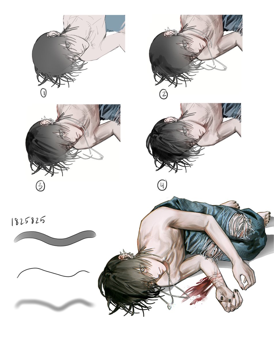 mon_nn88's tweet photo. post this here so I don't forget how to draw again https://t.co/f64SZwKSUr