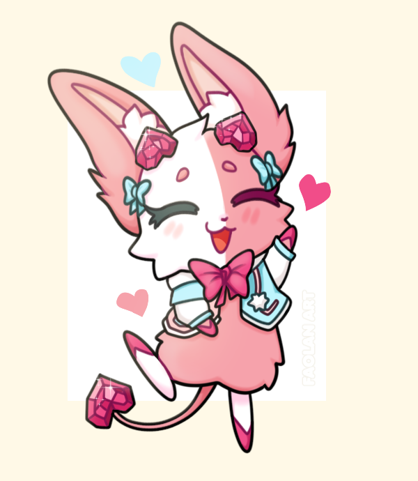 FaolanArt's tweet photo. [#artfight2026] attack on @jarichiART 🎀✨
#myart #cuteart #furryart https://t.co/BHm5Uzf9bk
