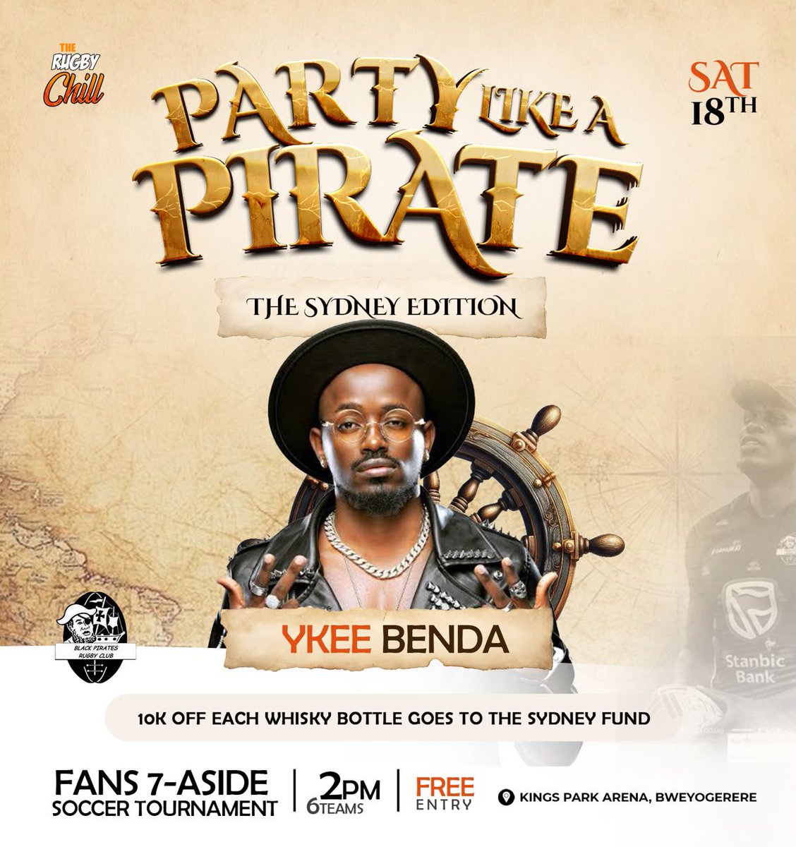 piratesrugbyUG's tweet photo. Our Abitex &amp; Bajjo C/o @TheRugbyChill have cooked and are ready to Serve you all! 

This Saturday at Party Like A Pirate.

COME ON YOU PIRATES 🏴‍☠️ 

#StanbicPirates|| #RokeWithPirates || #VisitKPA || #PiratesStrong https://t.co/Yo3kzaRRIY