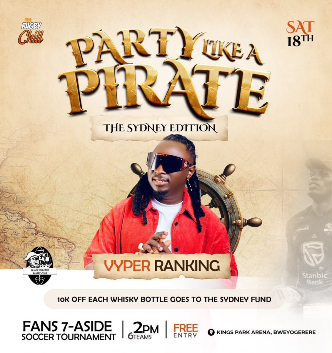 vyperranking's tweet photo. Catch me live at Party Like a Pirate – The Sydney Edition this Saturday 18th at Kings Park Arena, Bweyogerere.
Expect nothing but pure dancehall energy, good vibes, and an unforgettable performance Come with your crew and let's make memories together!
📍See you there! ❤️ https://t.co/8XEIPu4bb3