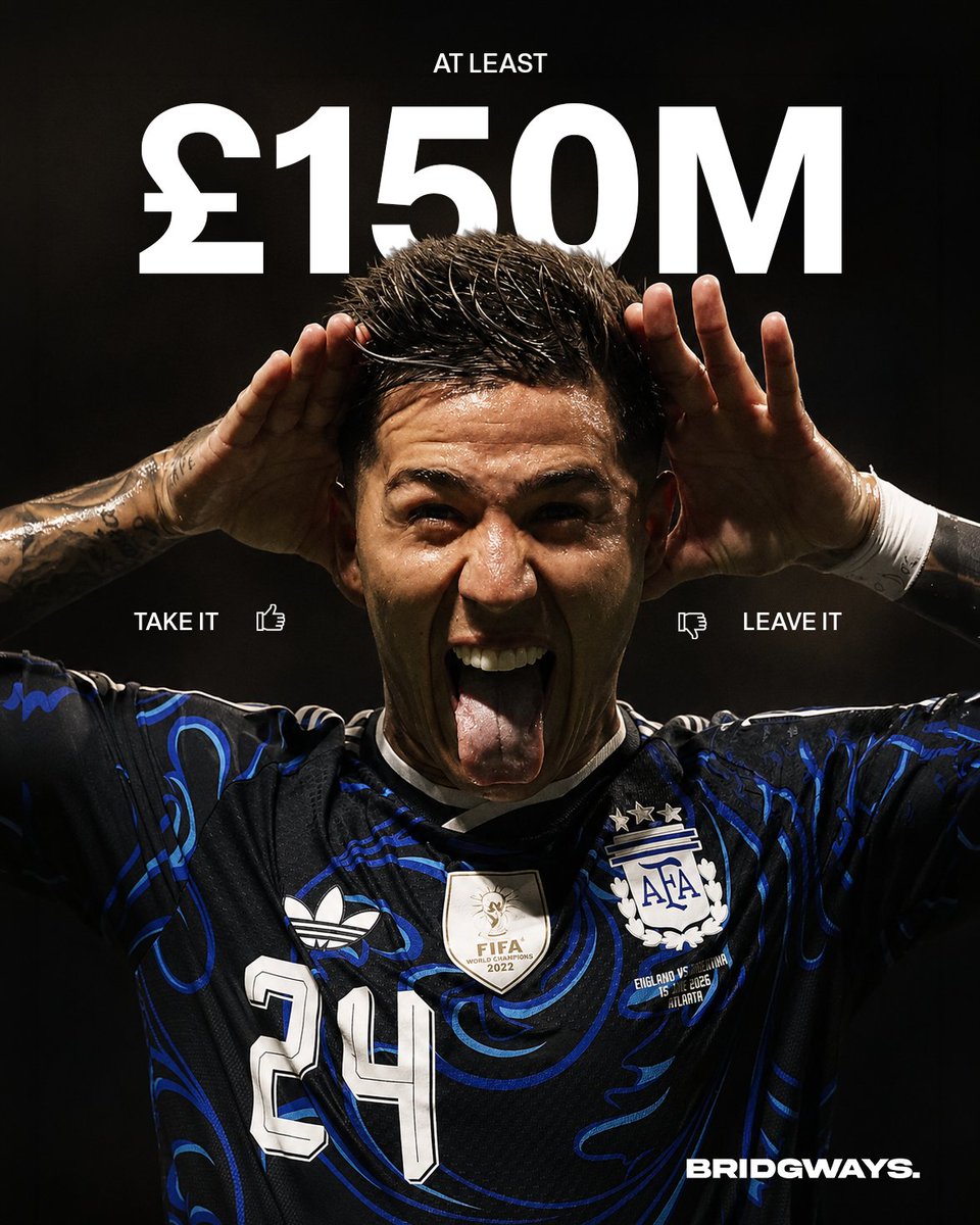 Bridgways's tweet photo. With six years still left on his contract, World Cup winner status, a proven record of delivering in the biggest games, and 48 goal contributions for Chelsea over the last two seasons, he should be worth at least £150 million in today's market.

Take it or leave it. 🔐👀