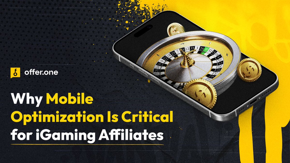 OfferOneNetwork's tweet photo. Your traffic won’t make money if players leave before the page loads 📱 

71.7% of gambling activity happens on mobile, and Google ranks the mobile version first 👀

🔗 Check what may be killing your mobile conversions: https://t.co/9UWLGYmjVt https://t.co/53L1jsiw70