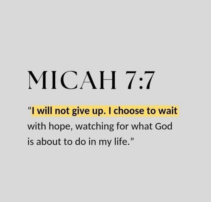 DKINGDOMOFGOD's tweet photo. Micah 7:7 https://t.co/5F7h1t8AVL