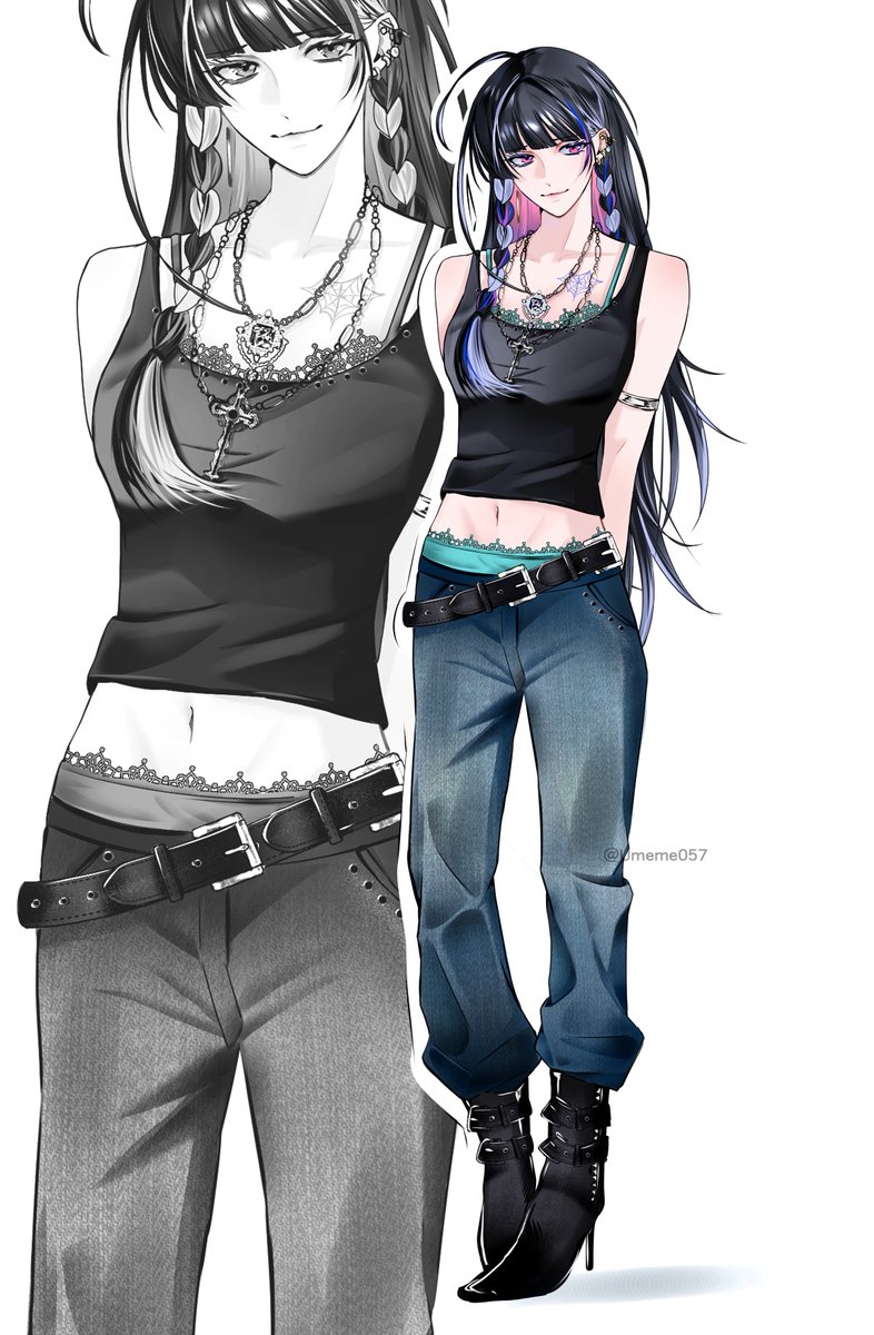 Umeme057's tweet photo. 私が愛して止まない着こなし方をメロコちゃんに
#Melocopic https://t.co/8Huw5eKjGN
