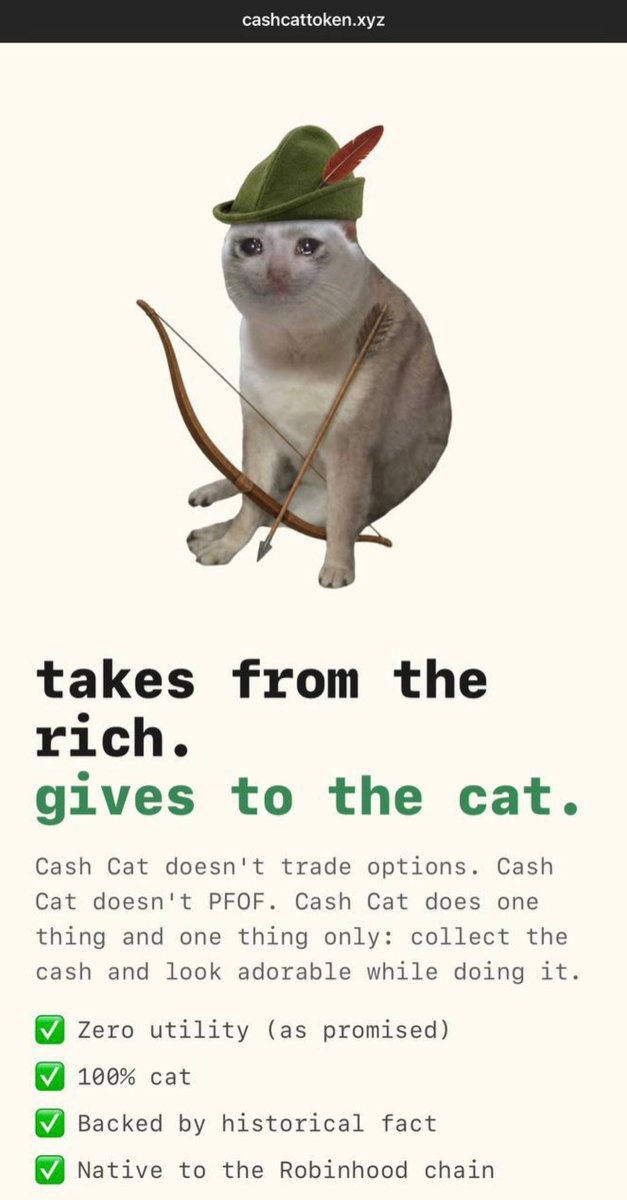 roboPBOC's tweet photo. The official Cash Cat website just added Cash Cat wearing the $bycocket

Welcome to the cult https://t.co/xYa4XKSidw