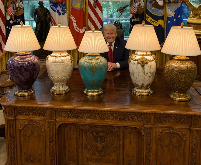 RealBroNat's tweet photo. Five “Holokaust” survivors visit Trump. The other 5,999,995 are soap bars. https://t.co/GnOZqDH4pW