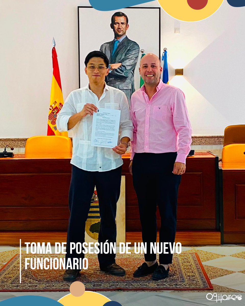 AytoOgijares's tweet photo. 🤝 El Ayuntamiento de Ogíjares incorpora a Jiexiang Luis Wu Jim como Administrativo General C1, tras superar el correspondiente proceso de oposición.

¡Le damos la bienvenida y le deseamos mucho éxito en esta nueva etapa al servicio de nuestros vecinos y vecinas! 👏 https://t.co/vkv9mLhxYG