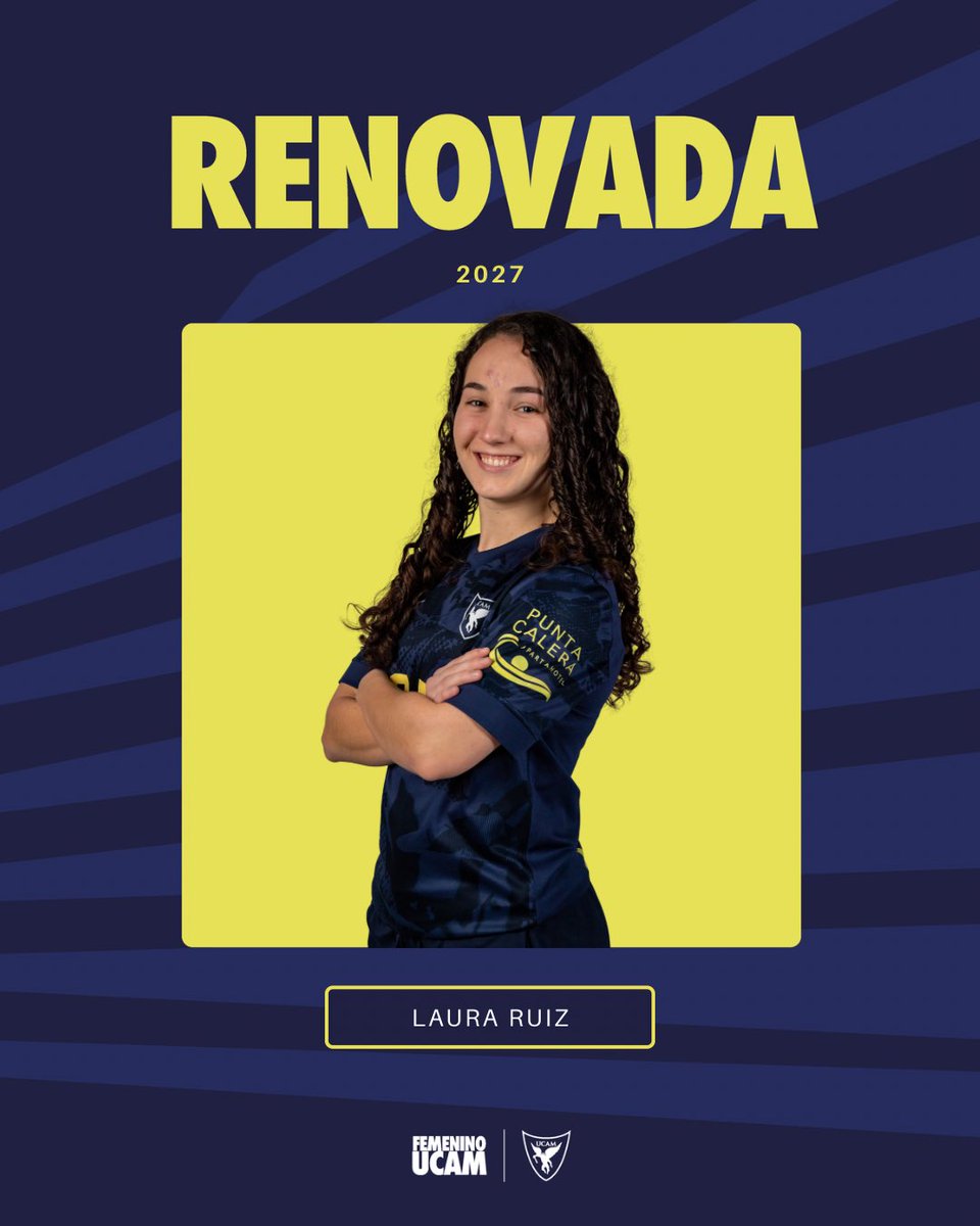 ucamcf_academy's tweet photo. 💙 Cuatro renovaciones fundamentales para dar continuidad al proyecto femenino del Club.

🧱 𝐶𝑎𝑟𝑚𝑒𝑛 𝑅𝑎𝑚í𝑟𝑒𝑧
✨ 𝑀𝑎𝑟í𝑎 𝑀𝑜𝑟𝑎𝑙
🚀 𝑁𝑖𝑟𝑚𝑖𝑛 𝑇𝑎𝑔ℎ𝑟𝑖𝑡𝑖
⚡️ 𝐿𝑎𝑢𝑟𝑎 𝑅𝑢𝑖𝑧

#UCAMFemenino | 2026/27 https://t.co/xMZEkObFRM