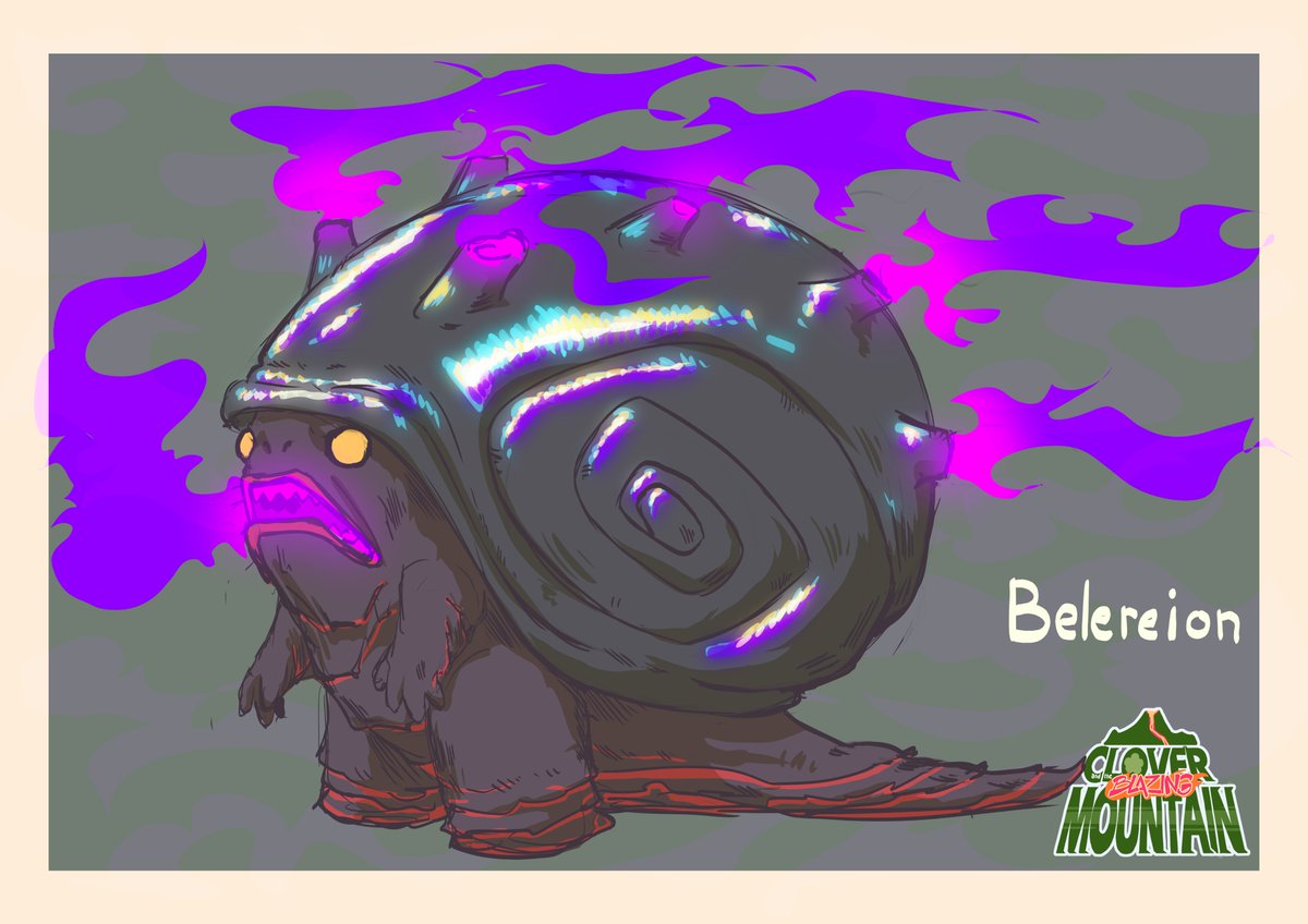 Victi_18's tweet photo. #Kaijuly 16 - Belereion

Toxic Smog Slug Kaiju
#Cloveratbm https://t.co/jT0dR54oln