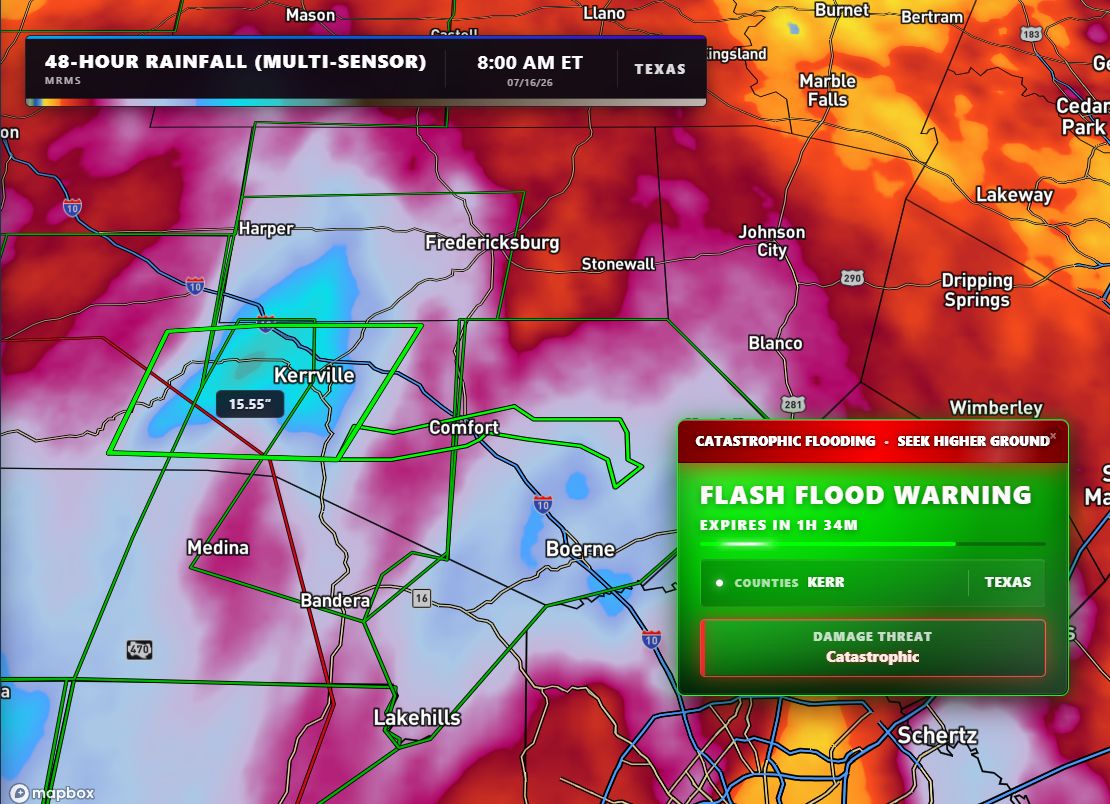 Kerr County, Texas, is experiencing devastating flooding for the