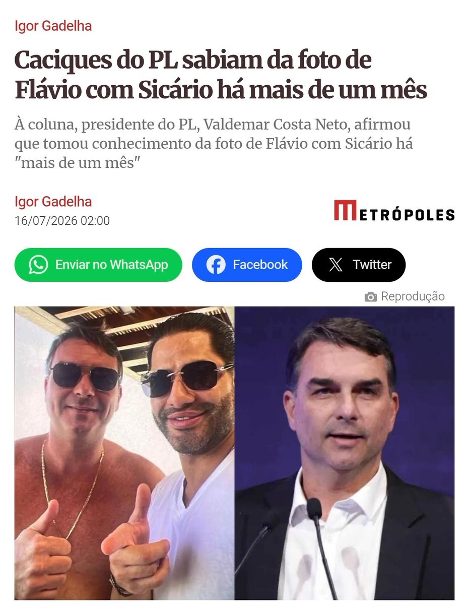 ReinaldoMauri13's tweet photo. @BolsonaroSP @FlavioBolsonaro Çei https://t.co/to8rStaTiX