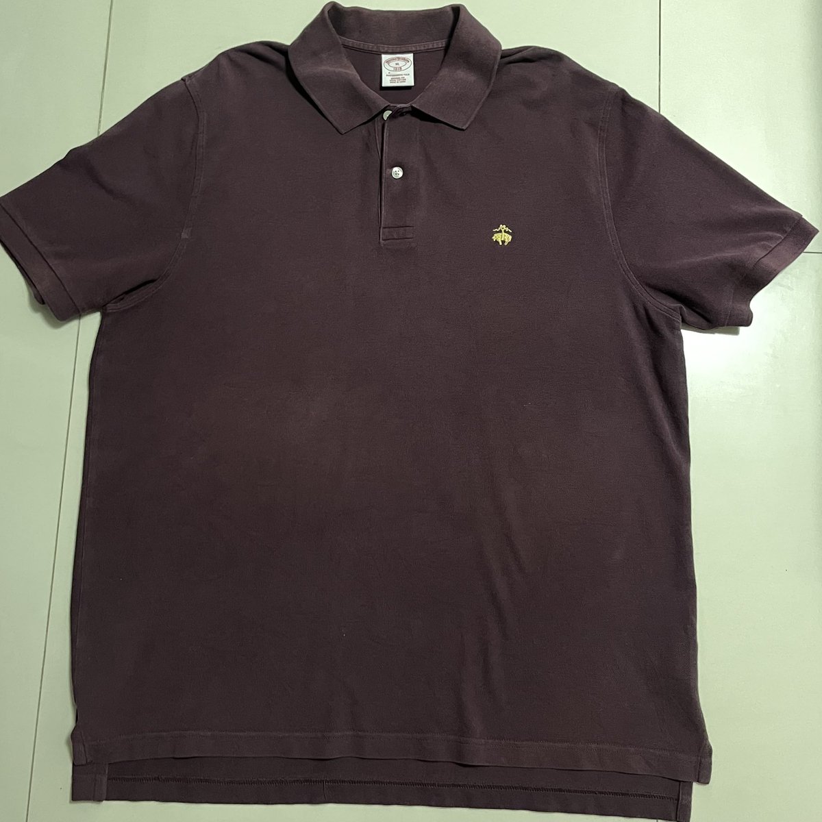 _samild's tweet photo. Brooks Brothers‘ color brown 
💰550 

อก: 24.5
ยาว: 29/30.5
สภาพ: 9/10
ตำหนิ:❌

#ส่งต่อPolo #ส่งต่อBrooksBrothers #BrooksBrothers #ส่งต่อแบรนด์ #ส่งต่อเสื้อแบรนด์แท้ #Polo https://t.co/zgzNoz4piM