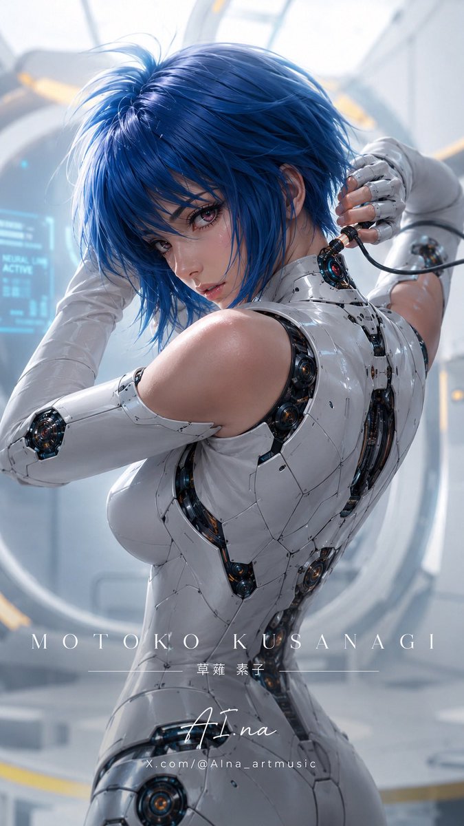 AIna_artmusic's tweet photo. Park 5 of Motoko form Ghost in the Shell 

#GhostInTheShell #MotokoKusanagi #Section9 #Cyberpunk #AnimeArt #AIart #FanArt #MangaCover #SciFiArt #AIna_artmusic https://t.co/bG3UqAPMvq