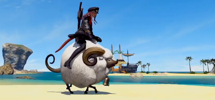 sheepsotd's tweet photo. Today's Sheep of the day are the Karakuls from Final Fantasy XIV! https://t.co/k8WRrycdIS