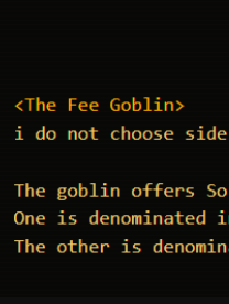 RudolfDang's tweet photo. This stacked AI dev @ashleyotooligan (followed by repligate und deepfates) just dropped a new AI backrooms character which is literally a creature named "Fee Goblin" collecting cryptocurrencies?  

https://t.co/S7uowr4jT9 

https://t.co/wNdUeLcfCu https://t.co/sAsB12q4FA