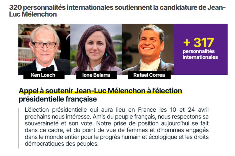 cie_papegai's tweet photo. @Clemence_Guette Ciel. Ce n'est pas Jean-Luc qui demanderait de telles ingérences étrangères dans les affaires françaises. https://t.co/608X9Mqbx2