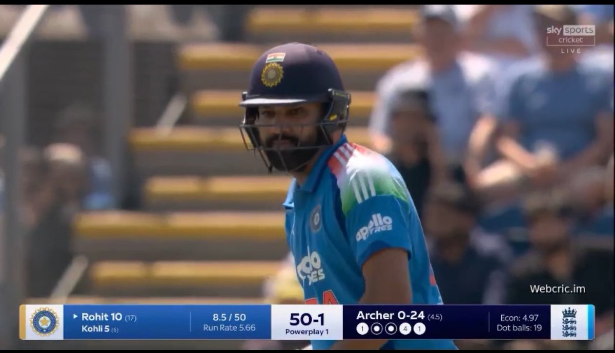 academy_dinda's tweet photo. Rohit and Kohli batting together.
Cherish these moments live because it’s not going to last for a long time now. https://t.co/WM0PpGpORx