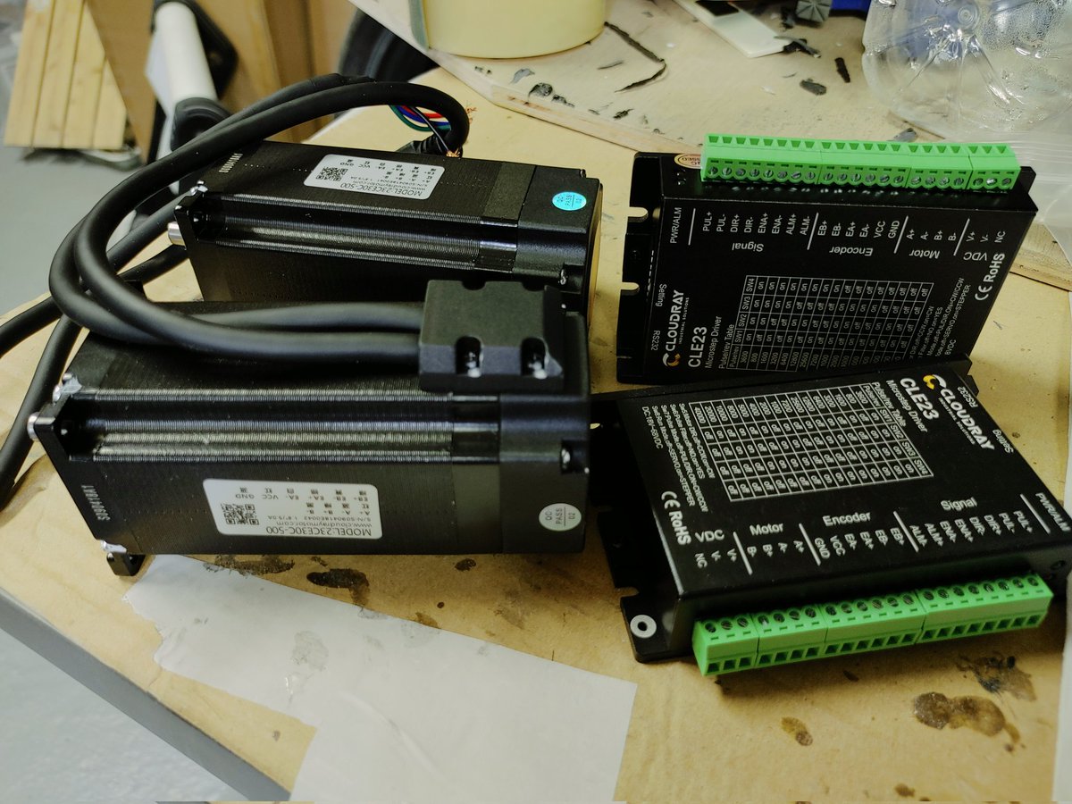 CNC旋盤を作る計画スタート。 Z軸、ボールネジ2005 X軸、ボールネジ