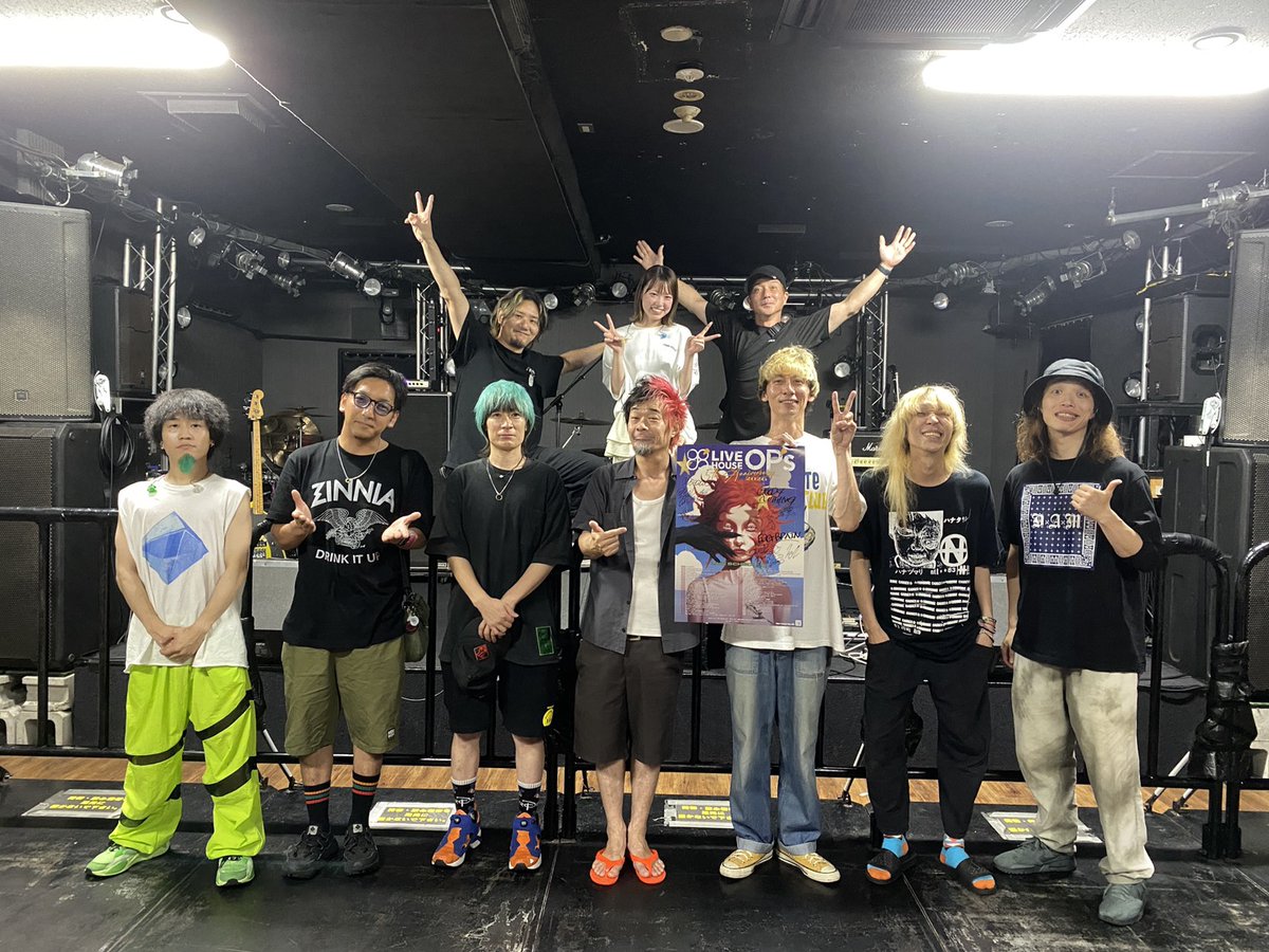 OP_s_fukuoka's tweet photo. 📅7月16日📅
🎊LIVE HOUSE OP's 5th ANNIVERSARY LIVE 🎊

出演いただいたアーティストの皆様！
ご来場いただいた皆様！
誠にありがとうございました🥰

本日ご出演いただいた
・GOOD4NOTHING
@good4nothing_jp
・Wienners
@Wienners_WNS
・EGG BRAIN
@eggbrain_kobe
の皆さんのサイン入りポスターをフォロー&リポストしてくれた方から抽選で1名様にプレゼント🎁
どしどしご応募下さい😆
#OPs5th