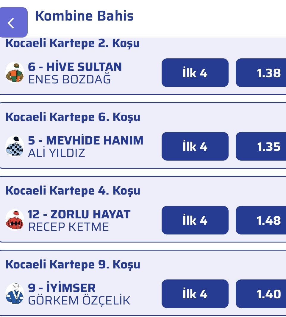 FUTBOLWHO's tweet photo. Kocaeli Kartepe sabit ganyan ilk 4 fixo tahminlerim 

#altılı #atyarışıtahmin #altılıtahmin #atyarışı https://t.co/q8aYdOLbGM