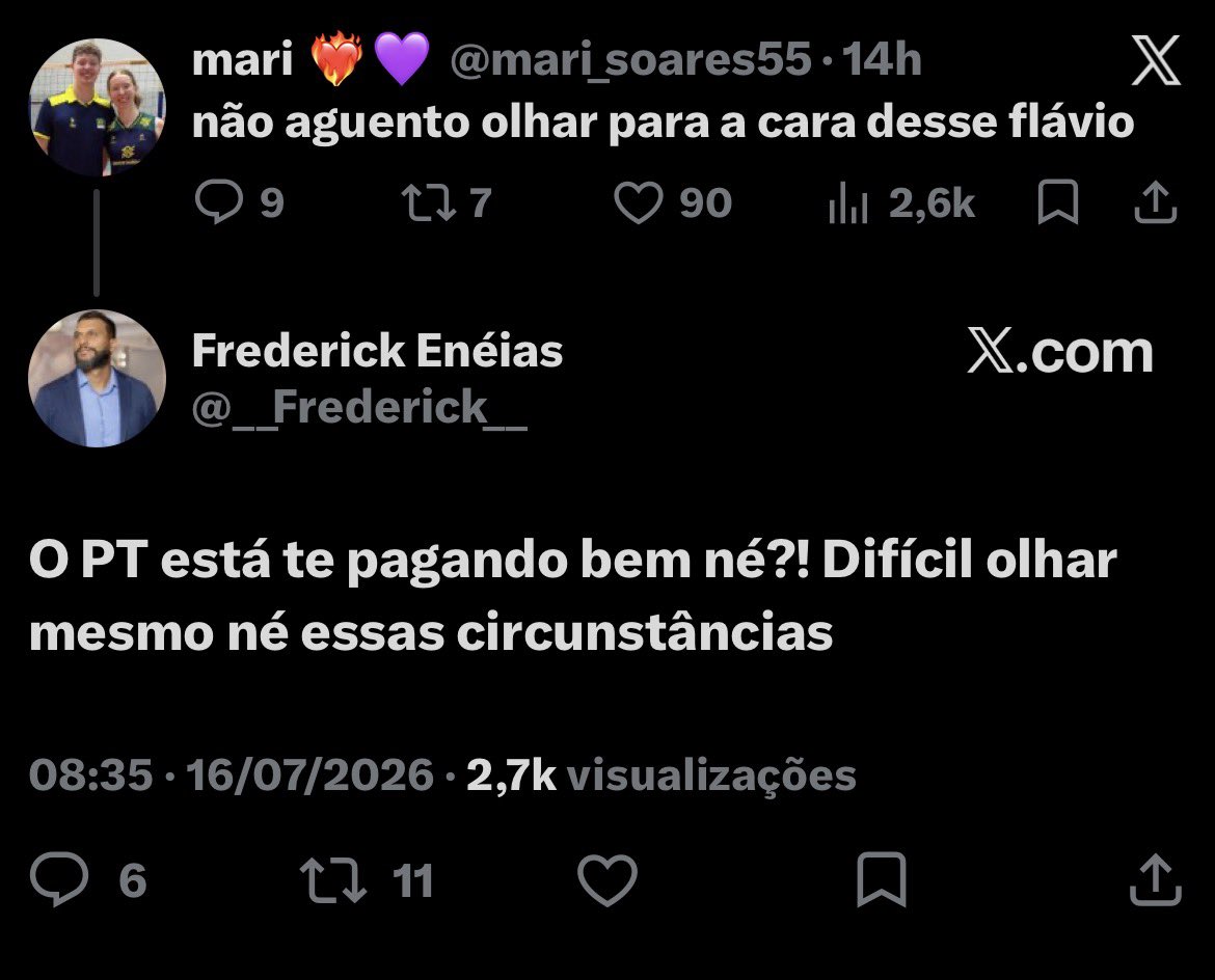 volleypronews's tweet photo. Minha irmã @mari_soares55 atacada por BOT por falar mal do Flávio, O CENTRAL DA SELEÇÃO 😂😂😂😂😂😂😂 https://t.co/w9GrN7M4OM