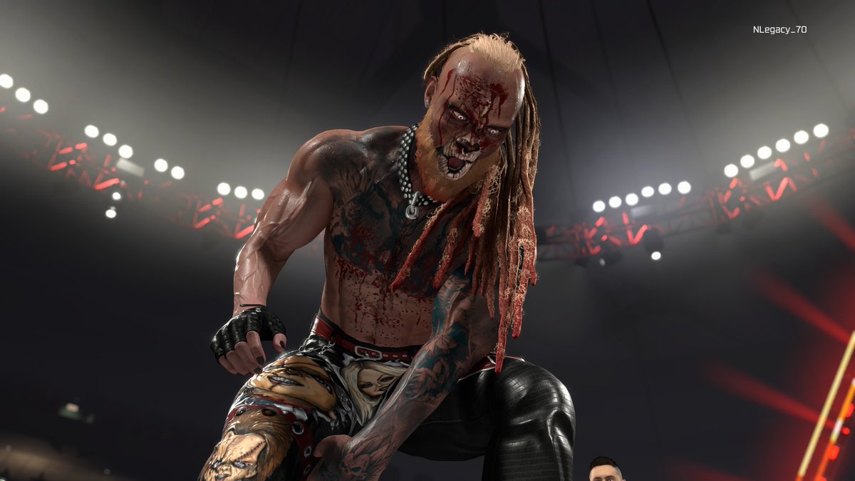 Priscillawwe2k's tweet photo. What happened? Some things are better left a mystery, I guess. 🤷🏻
#WWE2K26
#WWE2K
#CAW
#WWEGame https://t.co/UD0hXxmYSR
