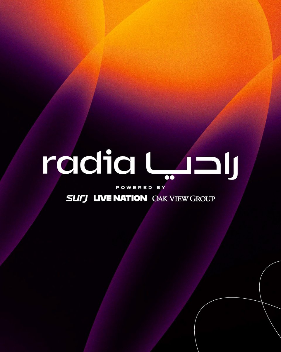 Radiasaudi's tweet photo. نقدم راديا.
شراكة جديدة بين @surj_sports و@livenationme و@oakviewgroup، تسهم في تشكيل مستقبل الرياضة والترفيه في المملكة من خلال إدارة وتشغيل وتطوير الوجهات بمعايير عالمية.
#راديا #السعودية #نُضيء_المملكة https://t.co/L8QyzRTOYY