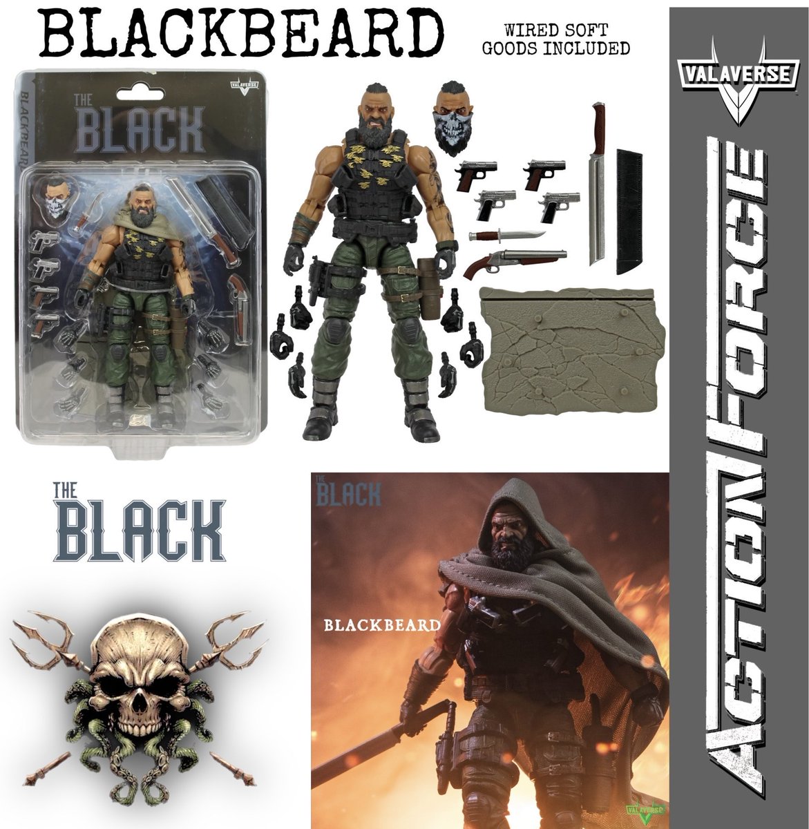 ToyWanderer's tweet photo. 🚨 BACK IN-STOCK on Amazon 🪖
BLACKBEARD
💥 ~ $31.99
https://t.co/2bgvLs0IHw
Valaverse - Action Force
( THE BLACK )
#ad #actionforce #valaverse #gijoeclassifiedseries #ActionFigures https://t.co/QLyUQq7NaH