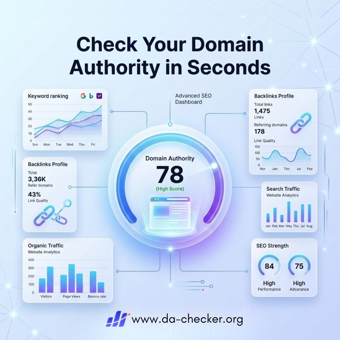 dachecker_org's tweet photo. Check Your Domain Authority in Seconds!
Analyze your website's DA, PA, Spam Score & SEO strength instantly for free.
๐ https://t.co/XORXJvVnpZ
Start optimizing your website today! ๐
#DomainAuthority #DAChecker #SEO #SEOTools #Backlinks #WebsiteSEO #GoogleRanking #CheckDA https://t.co/zY9NjRqlx1