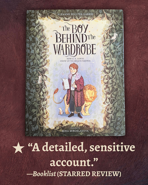 ebyrbooks's tweet photo. It's a⭐ @ALA_Booklist STAR ⭐ for THE BOY BEHIND THE WARDROBE by @SuzannePoulterH! Want a sneak peek? It's available for request now on NetGalley and Edelweiss. On sale Oct 20! #picturebook #childrensbooks #narnia #cslewis https://t.co/NKQientmpu