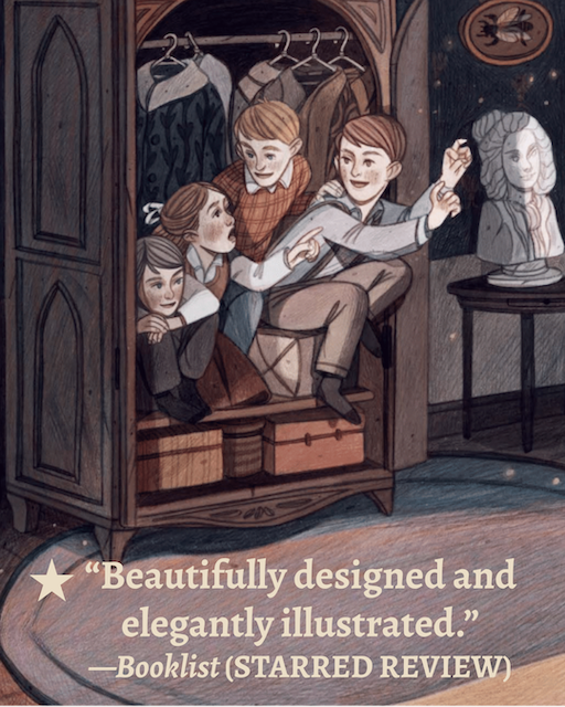 ebyrbooks's tweet photo. It's a⭐ @ALA_Booklist STAR ⭐ for THE BOY BEHIND THE WARDROBE by @SuzannePoulterH! Want a sneak peek? It's available for request now on NetGalley and Edelweiss. On sale Oct 20! #picturebook #childrensbooks #narnia #cslewis https://t.co/NKQientmpu