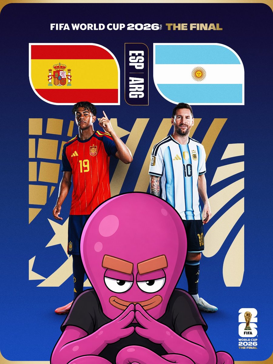 Octo8gaming's tweet photo. 🏆 The World Cup Final is almost here!

What's your prediction?
🏟️ • Final score
⚽️ • Goalscorer

🎁 Rewards:
• 1 Octo NFT for the correct score
• OTK, Gold, Gems &amp; Premium Bets to be won

Drop your predictions + Octo username below before kick-off 👇 https://t.co/XBS49nxjrH