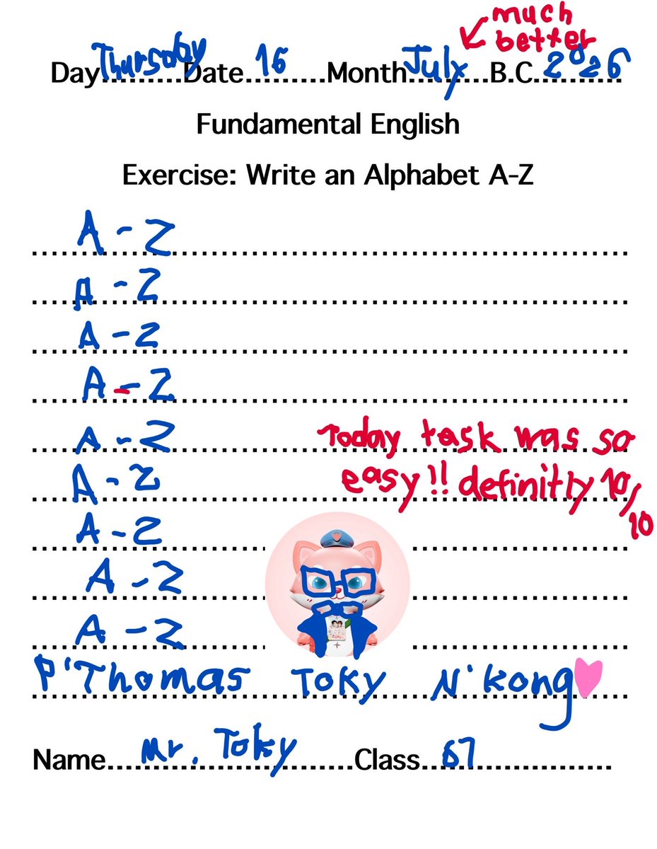 MrToky_Domundi's tweet photo. today ไอทำการบ้าน subject ภาษาอังกฤษครับ เป็น subject ที่ไอค่อนข้างถานัด so easy  ครับ today ไม่ประสบผจญภัยทางการสึกสาเล้าเรียนครับ เชื่อมั่น มั่นใจในตัวบุคลากรที่ดีแบบไอได้ครับแกรนนี่ 🕶️

#MrToky https://t.co/QyCB5wv18O