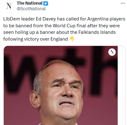 msm_monitor's tweet photo. They aren't taking this well at all. Perhaps less focus on the Falklands conflict by the BBC prior to these games might soften any defeats. Radio Scotland yesterday evening shoehorned the 1982 conflict into pre-match coverage. https://t.co/iB4TTF30Ak