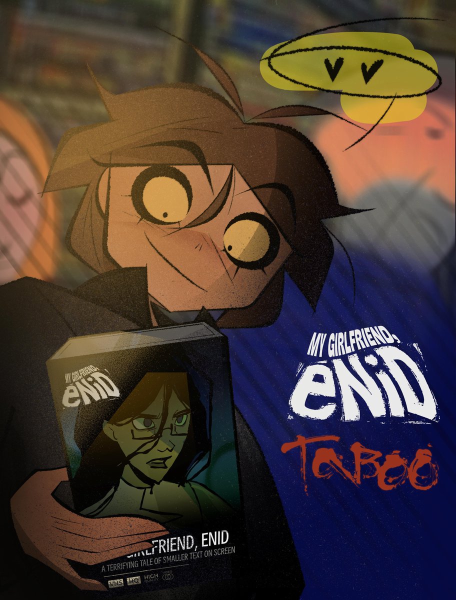 karaburanstudio's tweet photo. CROSSOVER TIME!!
"My Girlfriend, Enid" Kickstarter pilot was successfully crowdfunded, the "TABOO" BackerKit just launched it's campaign!!  https://t.co/UKII3tUJjb

This post is another link in the chain that Meppity started with @towflyn !!

TY for supporting indie animation♥️ https://t.co/ZL1rw22Zdd
