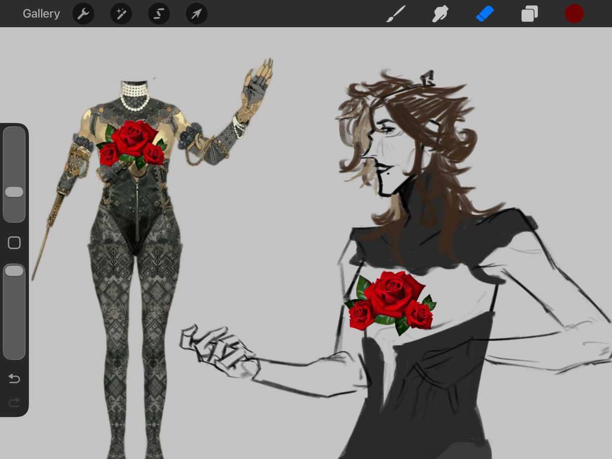 ashedroses_'s tweet photo. if i dont mix my favorite things together i die #oc #wip https://t.co/hYqWuwgDOx