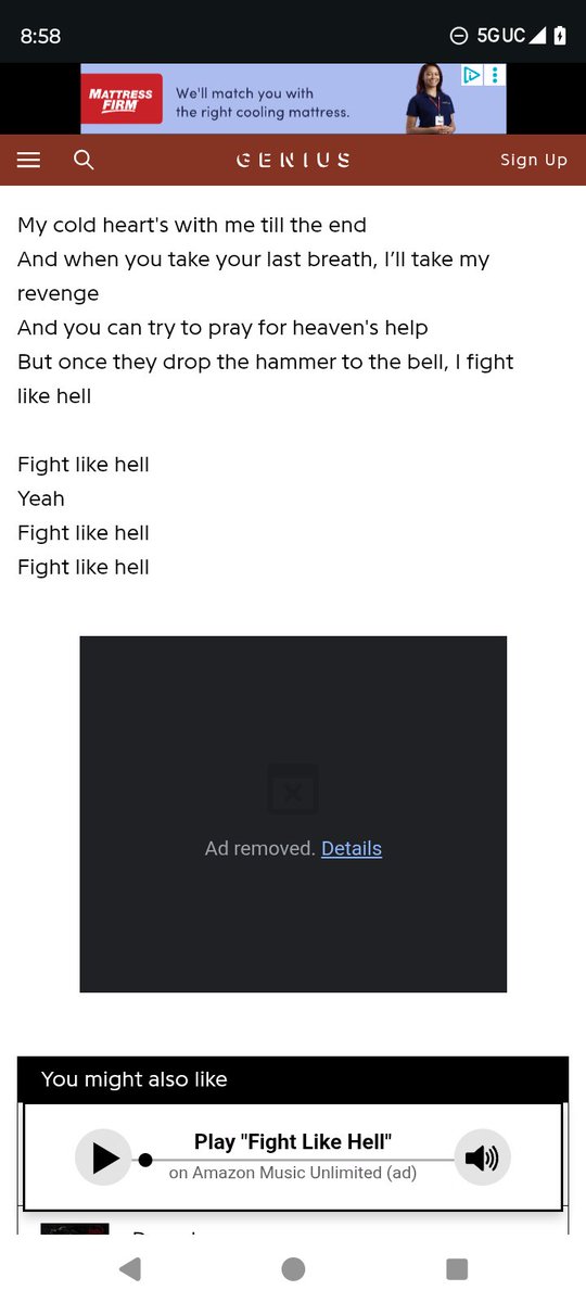 rheamoshpit's tweet photo. MIW's new song "Fight Like Hell" seems to be a song about Rhea!!! From her growing up as them being her favorite band, to them performing her theme song, to them having a song about her. This is awesome AF for Rhea! 🖤🤘🏻 https://t.co/aBDvIaEkdn