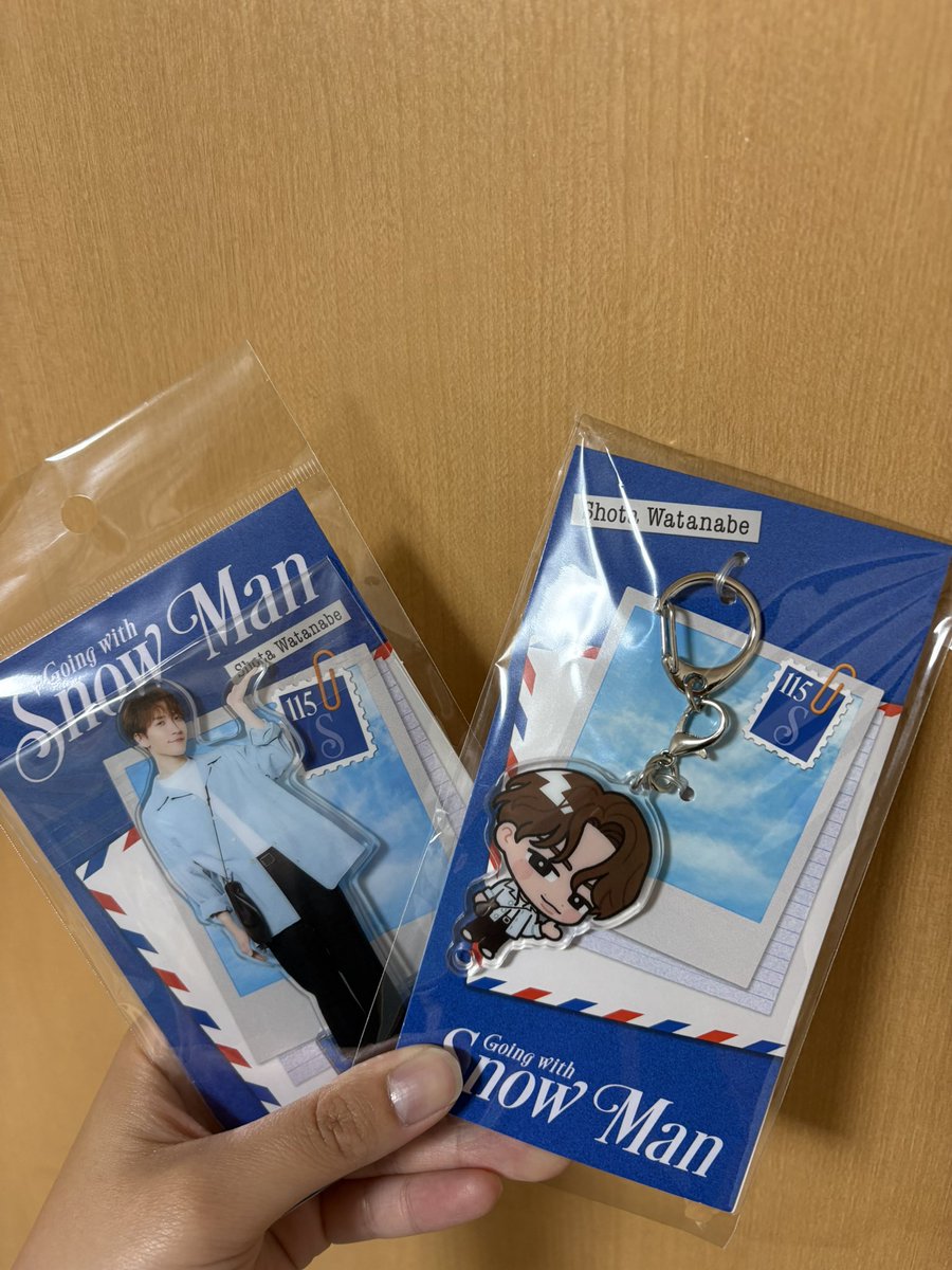Snow_yuri27's tweet photo. しょっぴー届いた💙💙
かわいすぎて、はやくこれを持ってお出かけしたい💙💙 https://t.co/91vZKWQ2XX