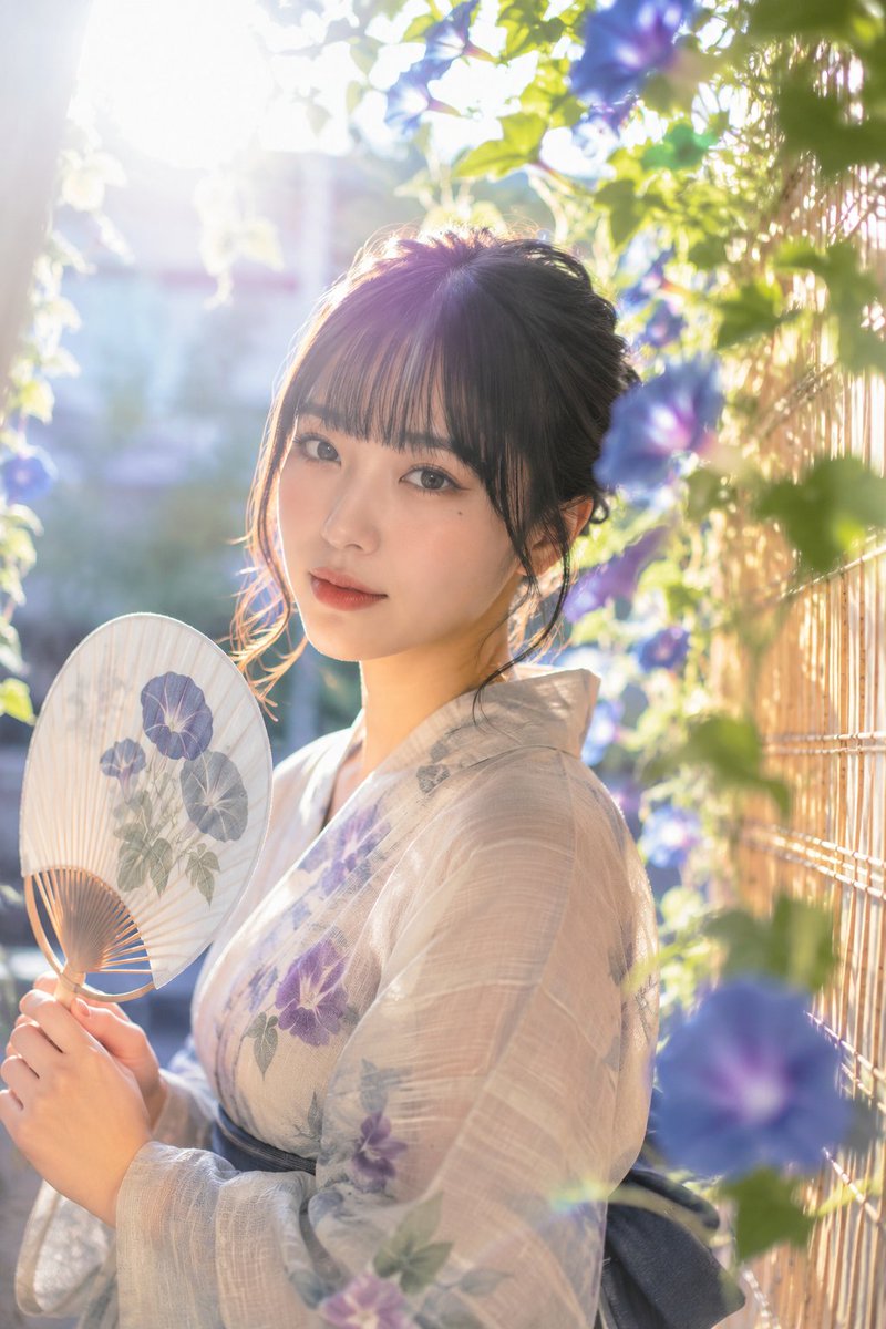 朝顔が朝だけ咲く理由を、少しだけわかった気がする。 一番きれいな
