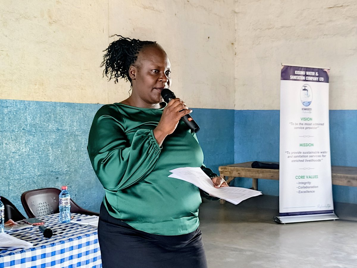 KIWASCO's tweet photo. In addition, we addressed service-related issues, including our shared responsibility to reduce water loss, improve the reliability of water supply, adopt decent sanitation solutions, among other topics. https://t.co/66L7MOF3li