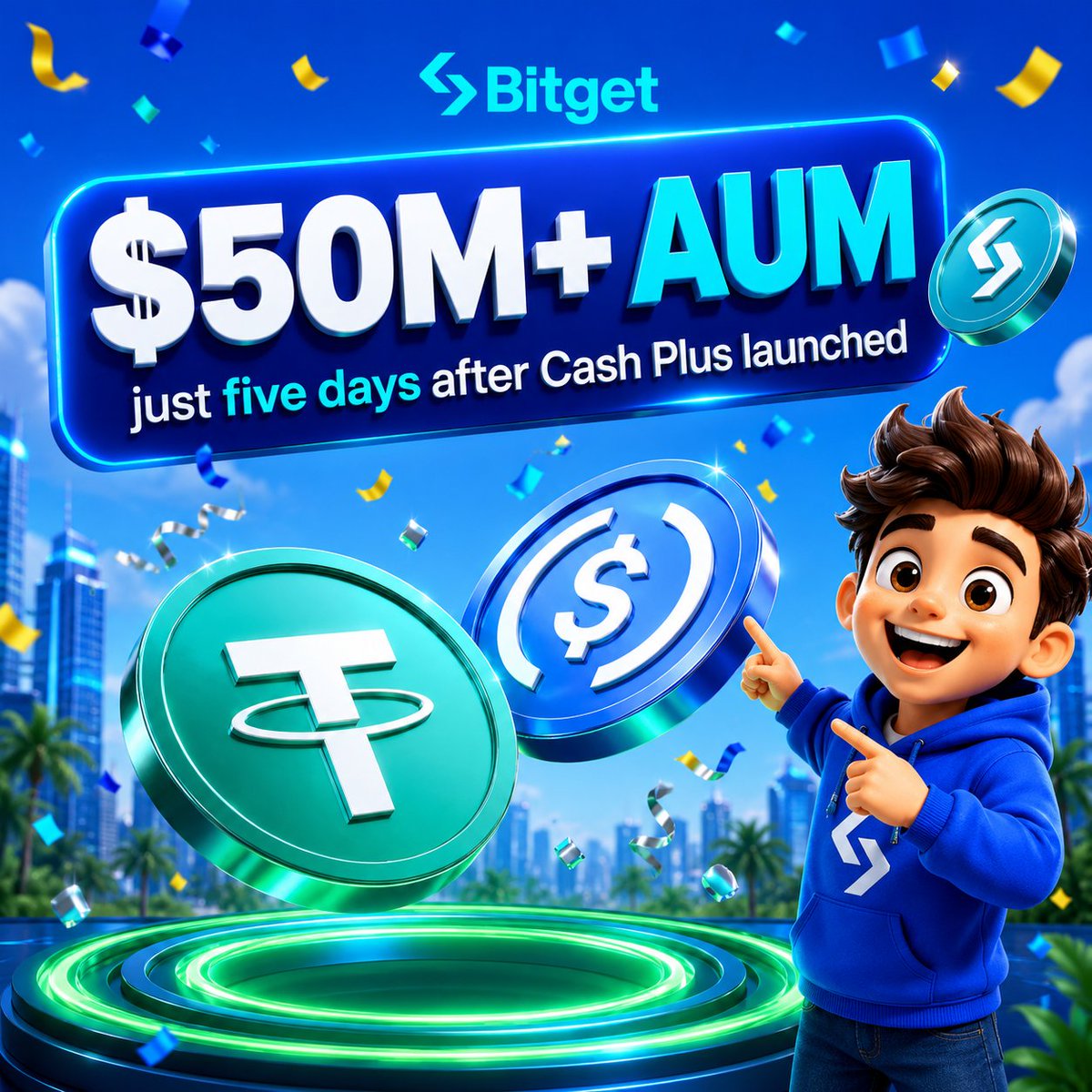 Cyber_01_7's tweet photo. 📢🏆 لما الثقة تتحول لأرقام... Bitget Cash Plus يتجاوز 50 مليون دولار AUM في أقل من 5 أيام!  🥳🎊

رقم كبير في وقت قياسي، وده بيعكس ثقة المستخدمين في Bitget Cash Plus كحل ذكي لإدارة العملات المستقرة وتحقيق عائد، مع الحفاظ على سيولة أموالك في أي وقت. 💙📈

📌 ليه Cash Plus لفت الأنظار؟. 🤔

💵 عائد سنوي يصل إلى 4% APR على USDT وUSDC.

📅 الأرباح بتتحسب يوميًا مع إعادة استثمار تلقائية للعوائد.

⚡ استرداد فوري T+0 بدون أي رسوم.

🔓 مفيش فترة تجميد... أموالك جاهزة في أي لحظة.

📊 وقريبًا هتقدر تستخدم Cash Plus كهامش للتداول مع استمرار تحقيق العائد.

💥 50 مليون دولار في أقل من 5 أيام... بداية قوية بتؤكد إن المنتج ماشي بخطوات ثابتة، وثقة المستخدمين فيه بتكبر يوم بعد يوم. 🎉🏆

🔥 مستني إيه ؟.😉👇

🎯لو عندك USDT أو USDC مستنيين فرصة دخول السوق، بدل ما يفضلوا بدون استفادة، Bitget Cash Plus بيساعدك تحقق عائد مع الاحتفاظ بسيولة كاملة.💵😍

#Bitget #BitgetCashPlus #USDT #USDC #Crypto #Earn #Stablecoins